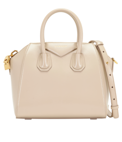 Mini Antigona, Leather, Cream, MII, S, 2*